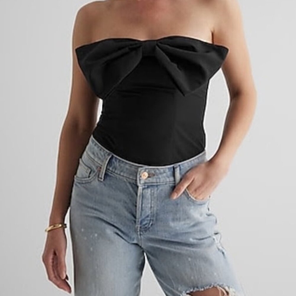 NWT Express Bow Corset Tube Top
